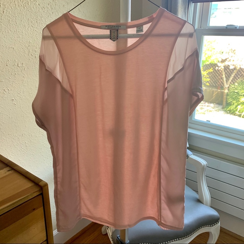 Scotch & Soda pink t-shirt